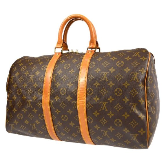 Louis Vuitton Keepall 45 Travel Duffle Handbag Monogram - Picture 6 of 12